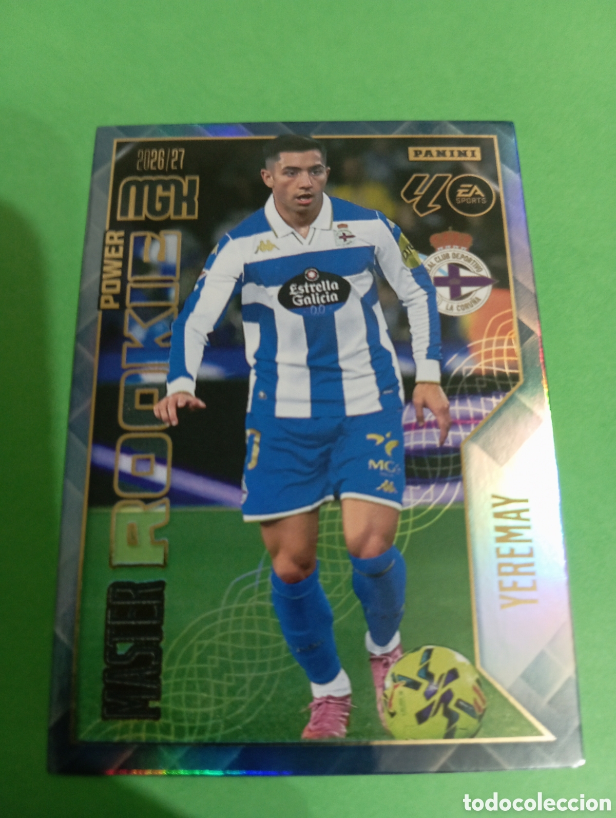 Cromos de Futebol: Yeremay Deportivo de la Coru&ntilde;a MASTER ROOKIE POWER n&deg;423P / PANINI MEGACRACKS 2026/2027