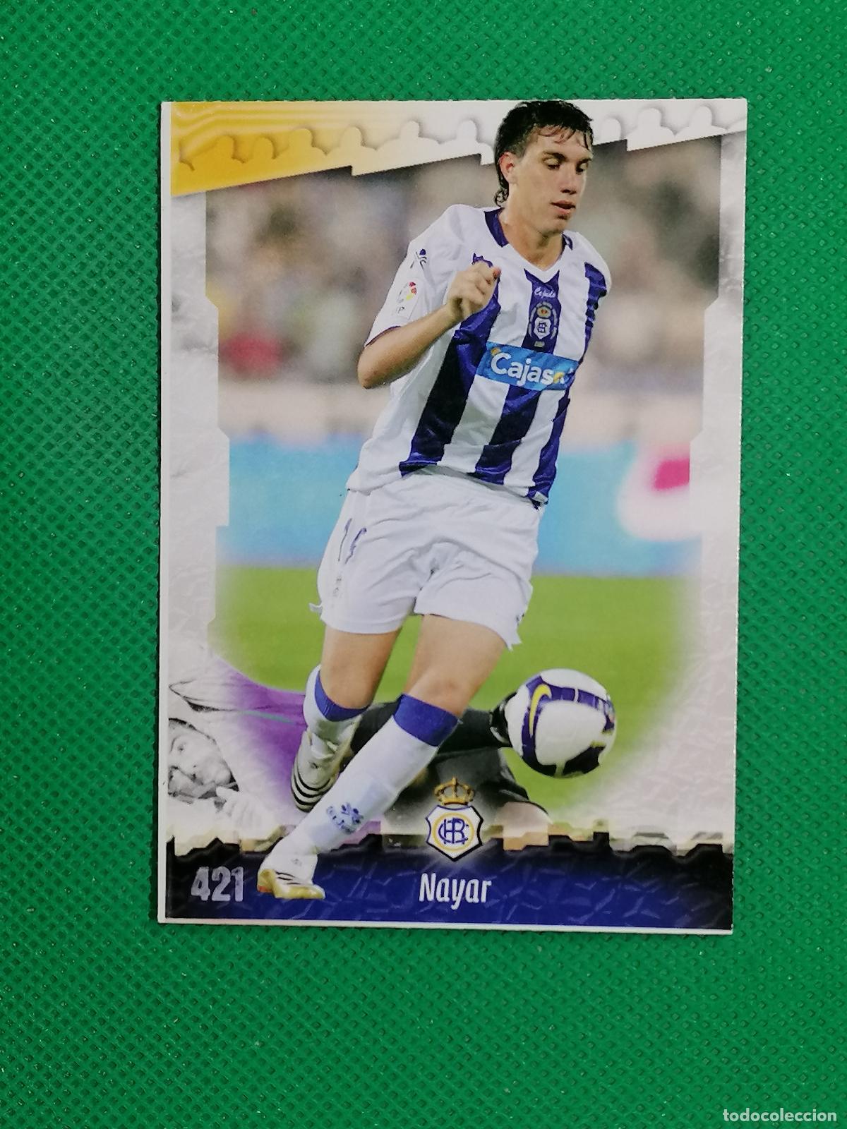 Cromos de Futebol: 421 NAYAR RECREATIVO DE HUELVA ⚽ MUNDICROMO LAS FICHAS DE LA LIGA 08 09 2008 2009 ⚽
