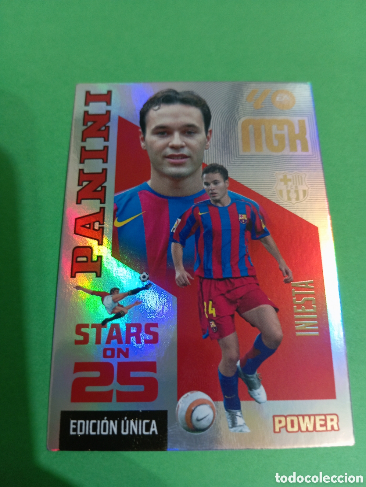 Cromos de Futebol: Iniesta Barcelona STARS ON 25 n&deg;434P / PANINI MEGACRACKS 2026/2027