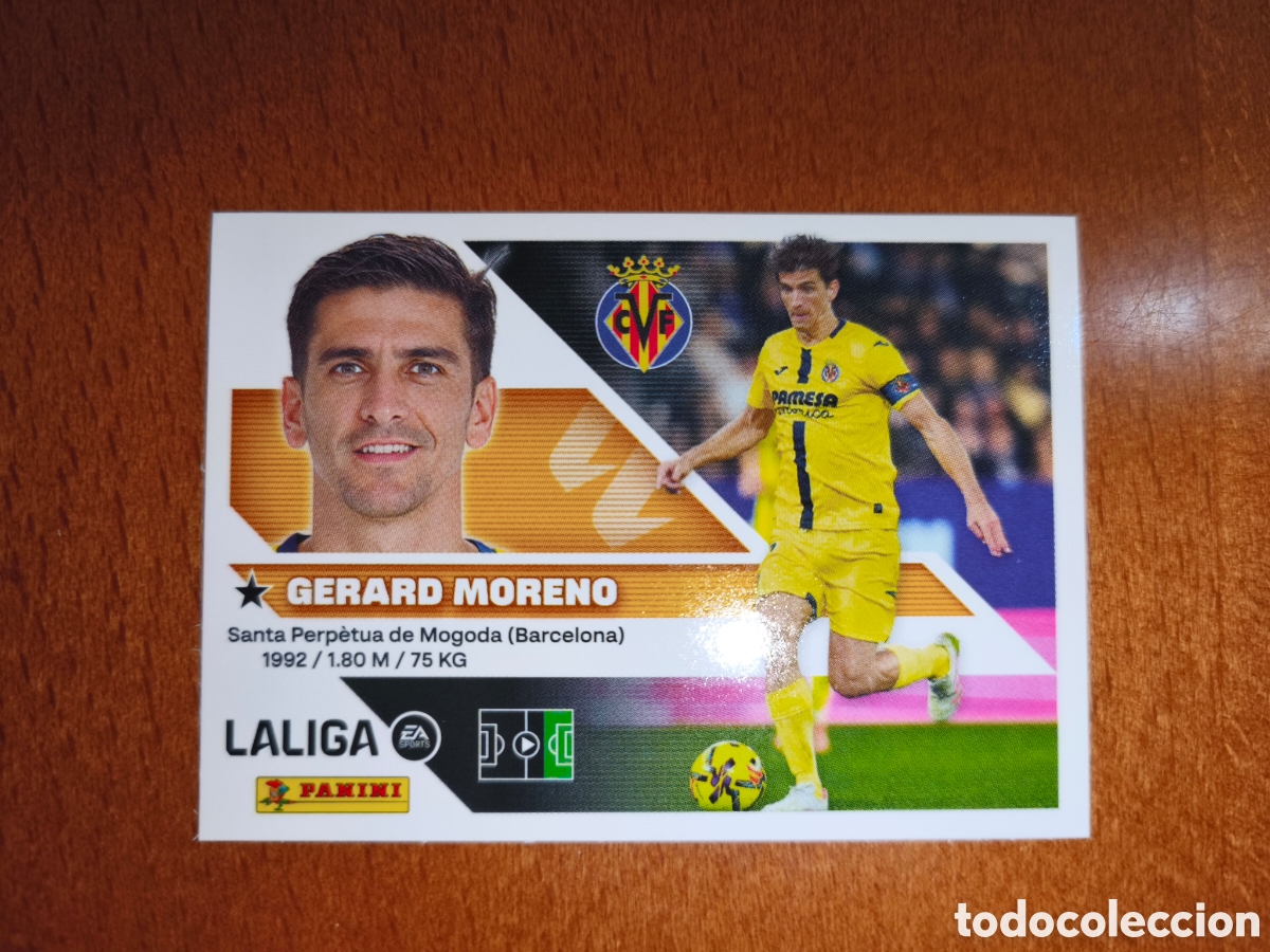 Cromos de f&uacute;tbol: Gerard Moreno n&deg;20 liga este 26/27 Villarreal