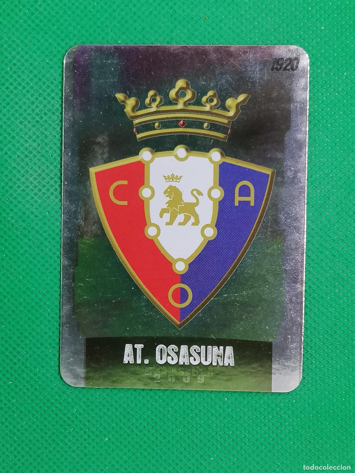 Cromos de f&uacute;tbol: 433 ESCUDO BRILLO PUNTAS REDONDAS OSASUNA ⚽ MUNDICROMO LAS FICHAS DE LA LIGA 08 09 2008 2009 ⚽