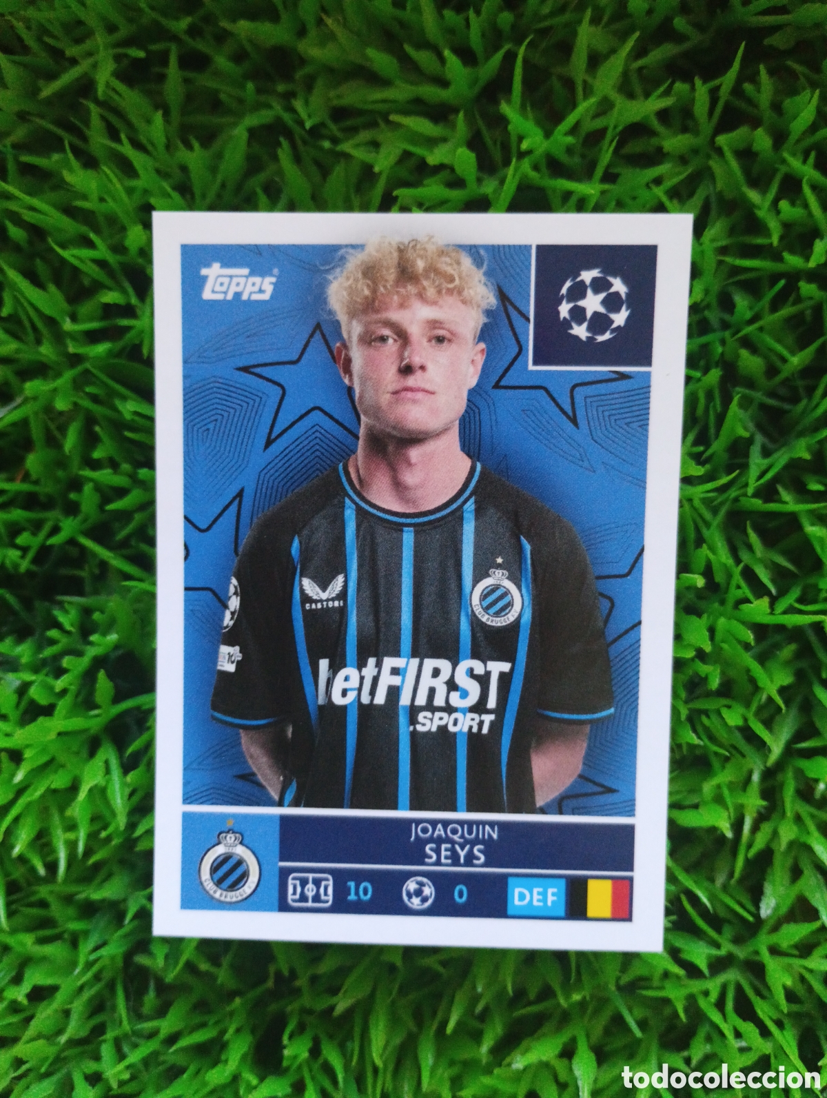 Football Stickers: Seys Brujas Champions League 25-26 # 485 NUNCA PEGADO