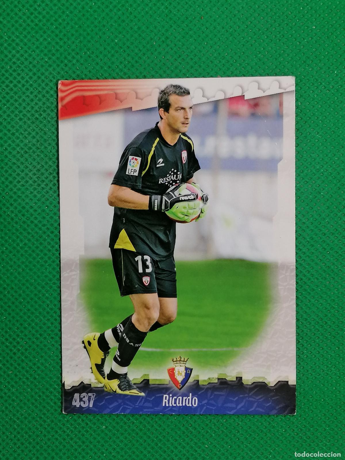 Cromos de f&uacute;tbol: 437 RICARDO OSASUNA ⚽ MUNDICROMO LAS FICHAS DE LA LIGA 08 09 2008 2009 ⚽