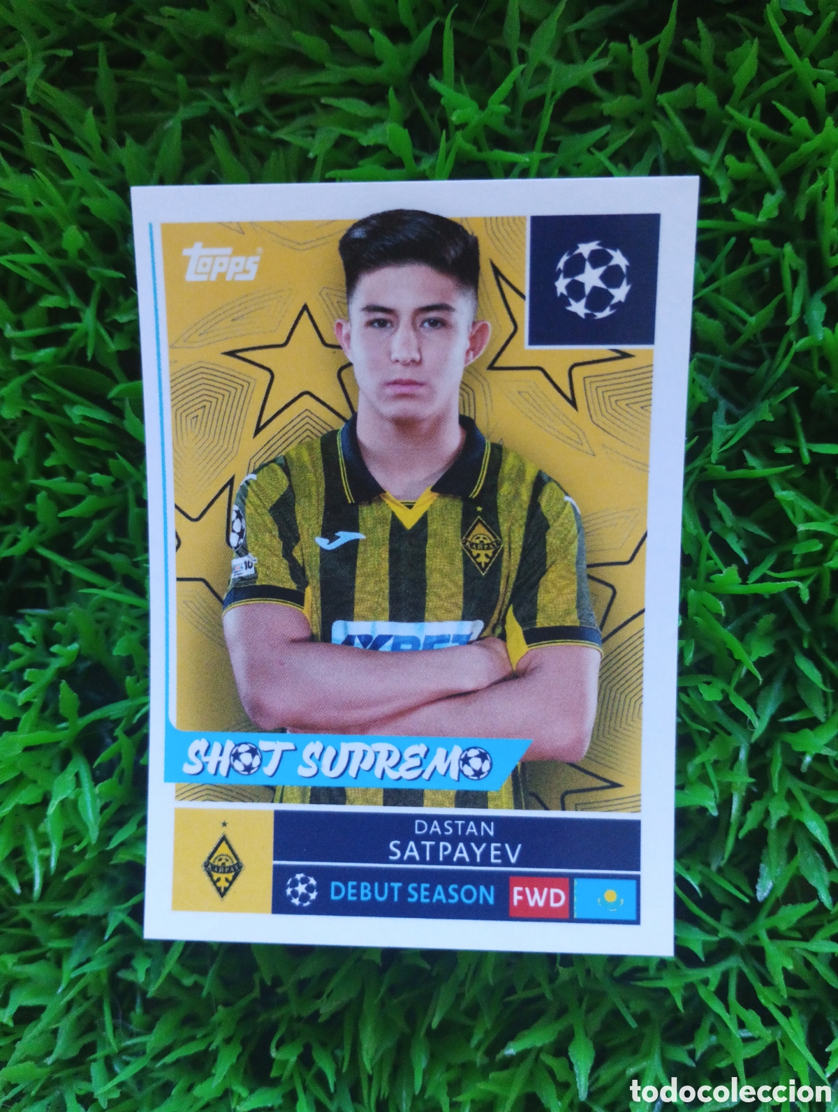 Cartes &agrave; collectionner de Football: Satpayev Kairat Almaty Champions League 25-26 # 492 NUNCA PEGADO