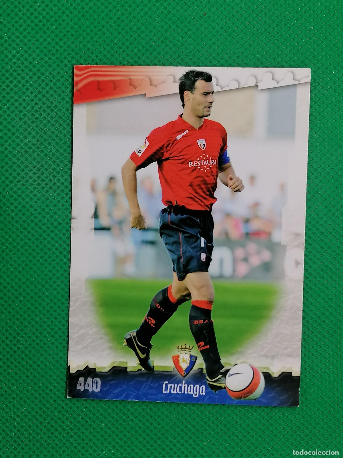 Cromos de f&uacute;tbol: 440 CRUCHAGA OSASUNA ⚽ MUNDICROMO LAS FICHAS DE LA LIGA 08 09 2008 2009 ⚽