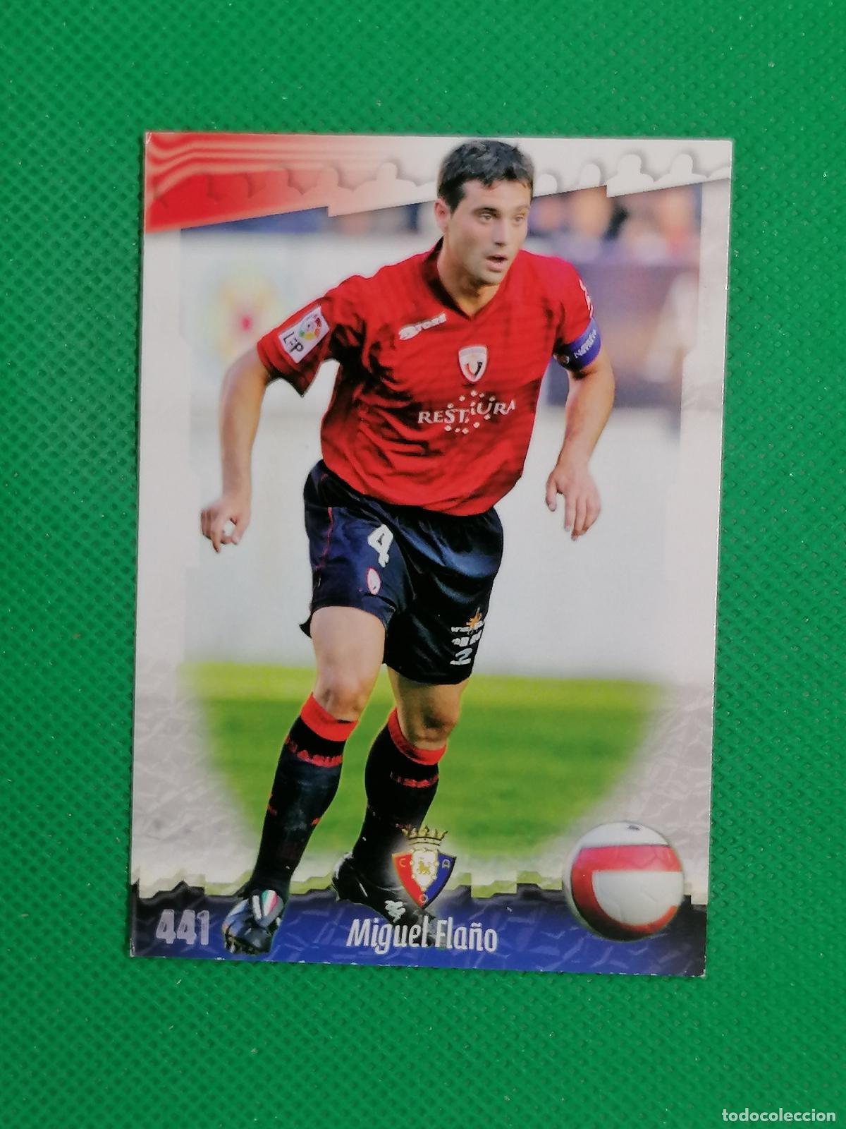 Cromos de f&uacute;tbol: 441 MIGUEL FLA&Ntilde;O OSASUNA ⚽ MUNDICROMO LAS FICHAS DE LA LIGA 08 09 2008 2009 ⚽