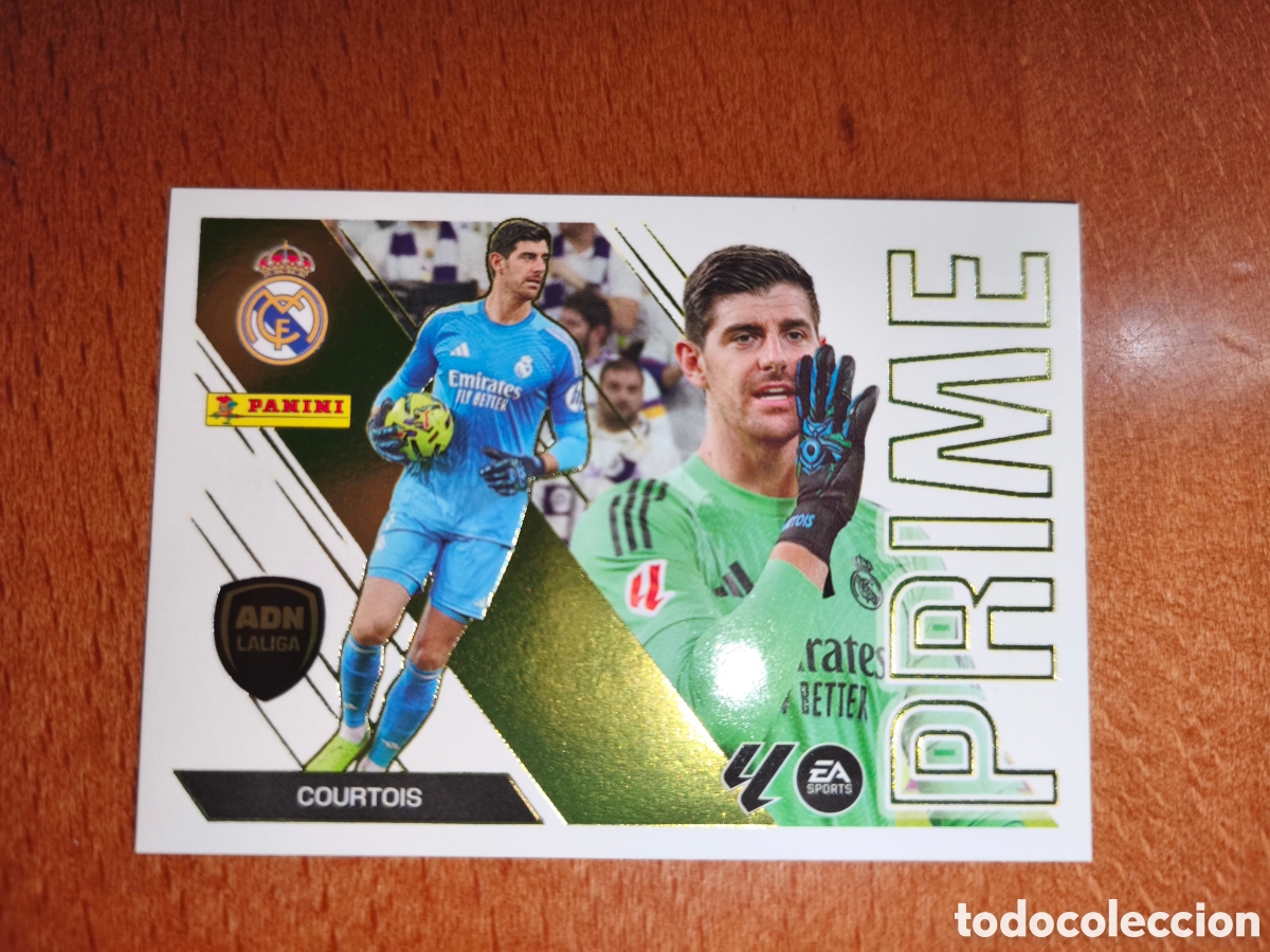 Cromos de f&uacute;tbol: Courtois n&deg;3 ADN LALIGA PRIME liga este 26/27 Real Madrid