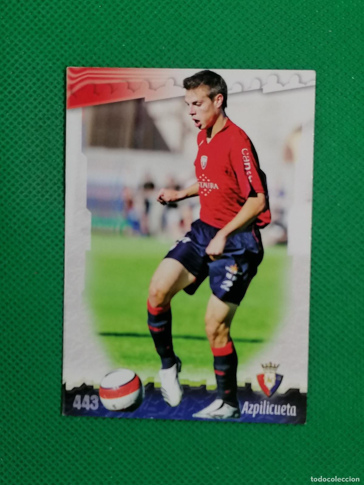Football Stickers: 443 AZPILICUETA OSASUNA ⚽ MUNDICROMO LAS FICHAS DE LA LIGA 08 09 2008 2009 ⚽