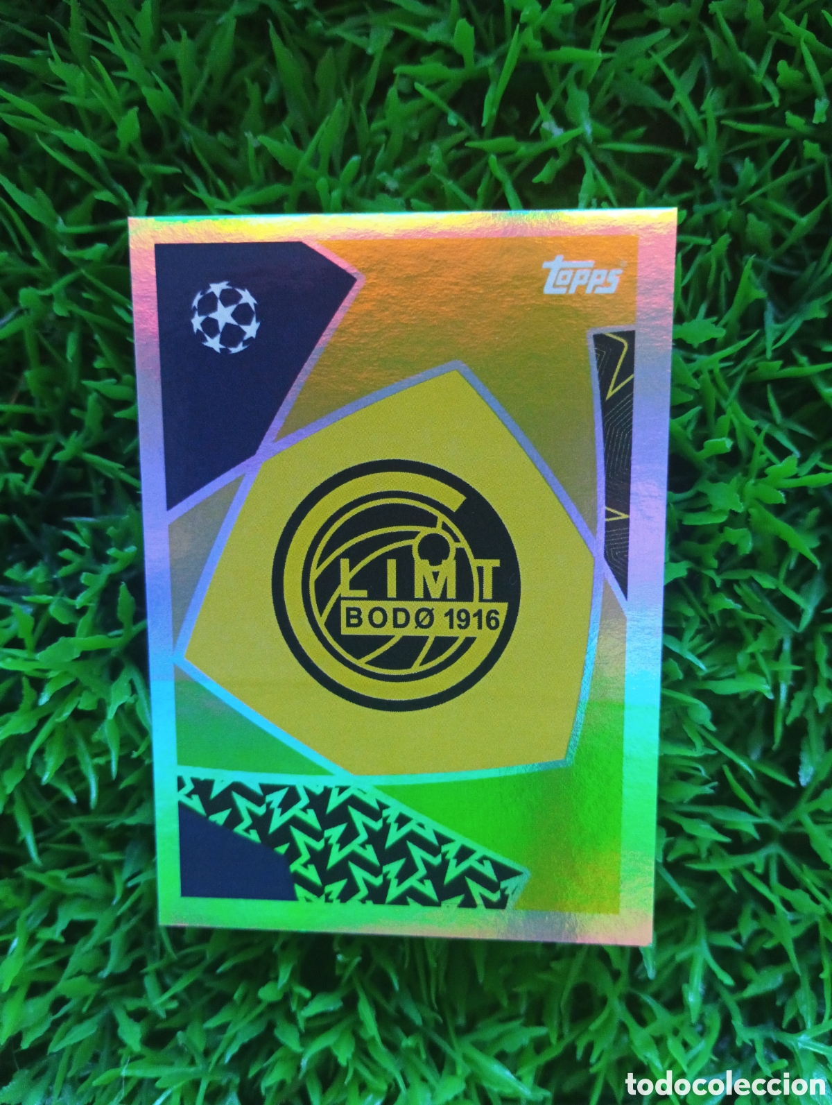 Cromos de f&uacute;tbol: Escudo Bodo Glimt Champions League 25-26 # 516 NUNCA PEGADO