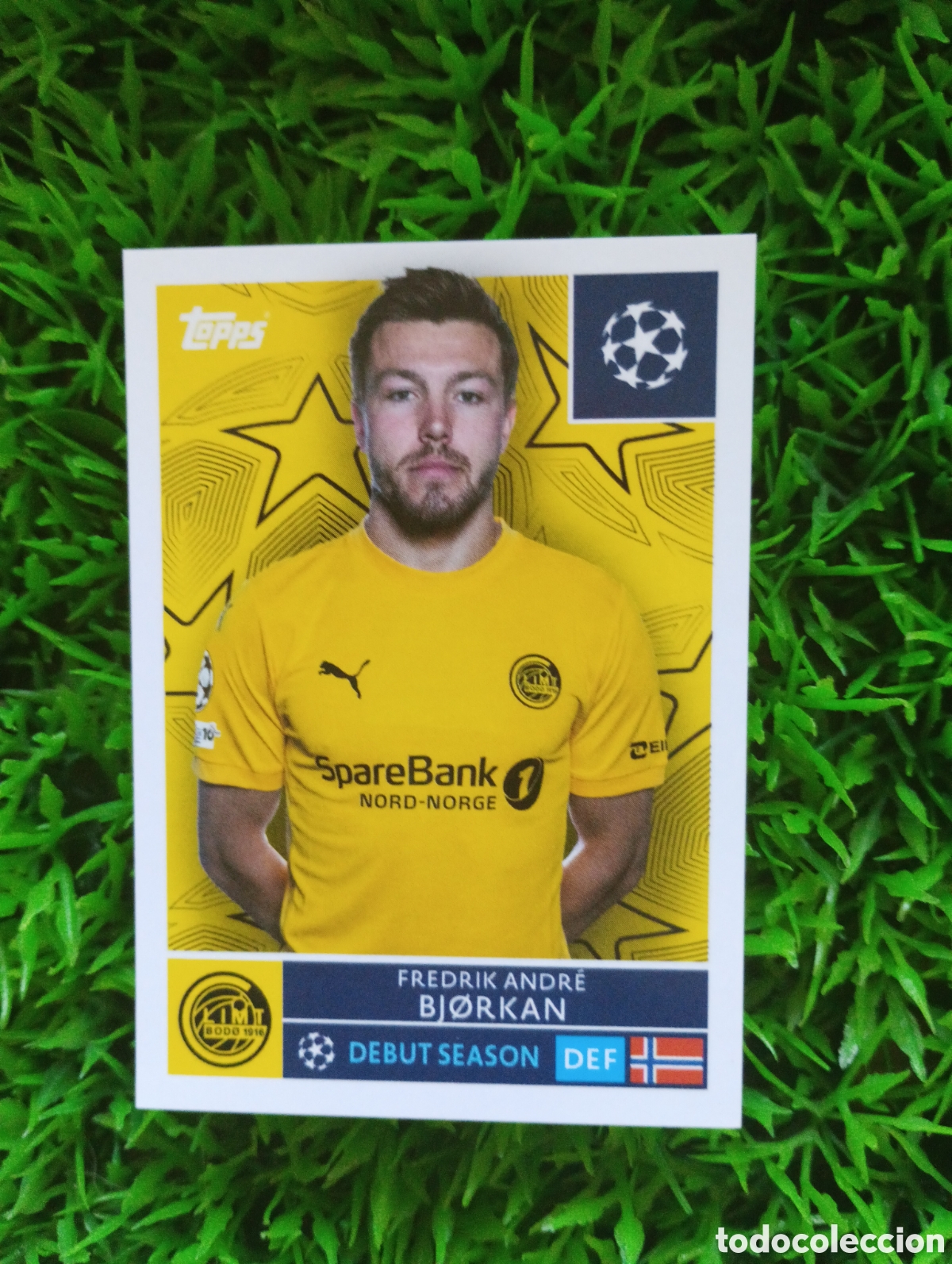 Cromos de f&uacute;tbol: Bjorkan Bodo Glimt Champions League 25-26 # 519 NUNCA PEGADO