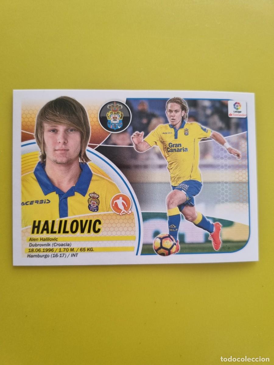Cromos de f&uacute;tbol: MERCADO INVIERNO ACTUALIZACION ESTE 16 17 2016 2017 SIN PEGAR HALILOVIC LAS PALMAS N&ordm;16 AR926