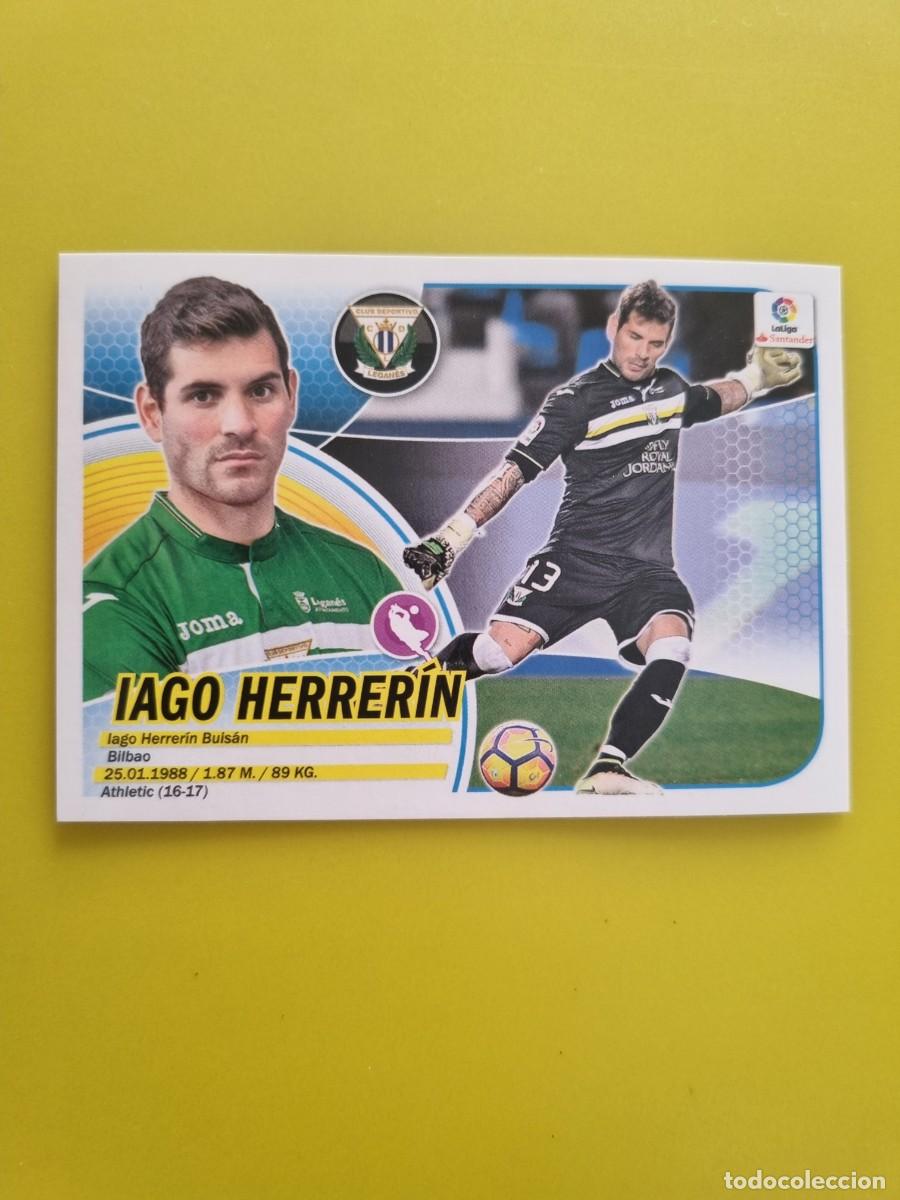 Fu&szlig;ball-Sticker: MERCADO INVIERNO ACTUALIZACION ESTE 16 17 2016 2017 SIN PEGAR IAGO HERRER&Iacute;N LEGAN&Eacute;S N&ordm;18 AR926