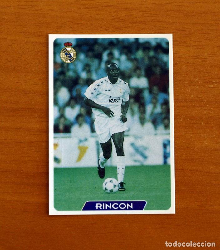 Figurine di Calcio: Real Madrid -N&ordm; 14 Rinc&oacute;n -UH- &Uacute;ltima Hora -Las Fichas la Liga 95-96-1995-1996 -Mundicromo Sport