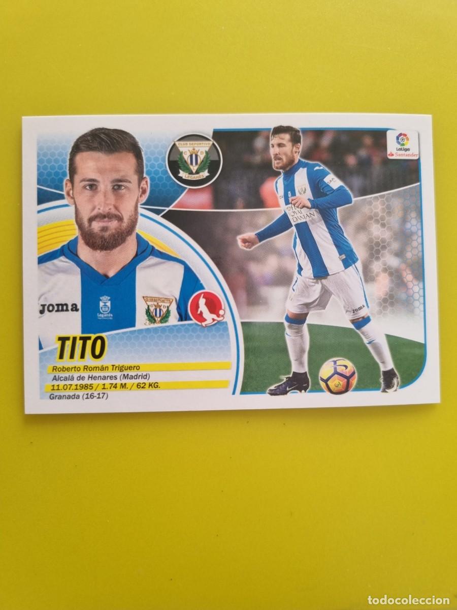 Cromos de f&uacute;tbol: MERCADO INVIERNO ACTUALIZACION ESTE 16 17 2016 2017 SIN PEGAR TITO LEGAN&Eacute;S N&ordm;20 AR926