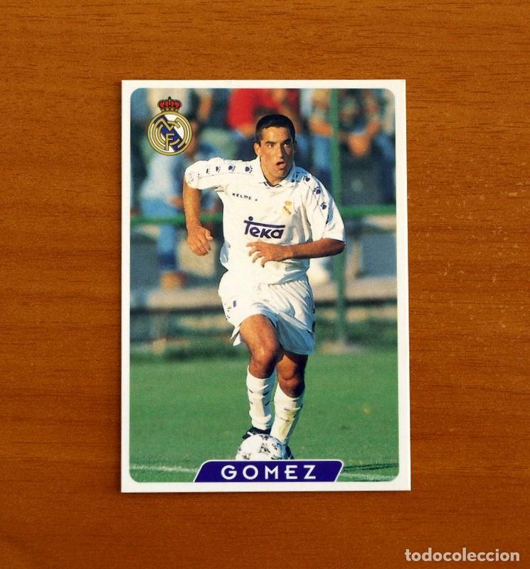 Figurine di Calcio: Real Madrid -N&ordm; 15 G&oacute;mez -UH- &Uacute;ltima Hora -Las Fichas la Liga 95-96-1995-1996 -Mundicromo Sport