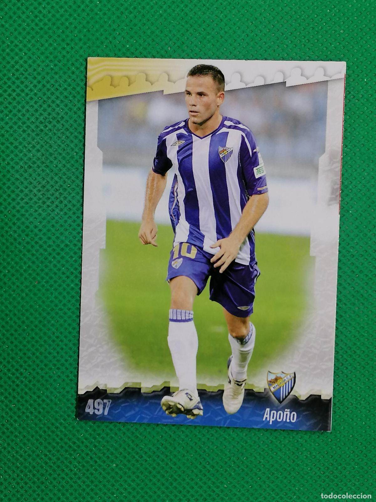 Cromos de Futebol: 497 APO&Ntilde;O MALAGA ⚽ MUNDICROMO LAS FICHAS DE LA LIGA 08 09 2008 2009 ⚽