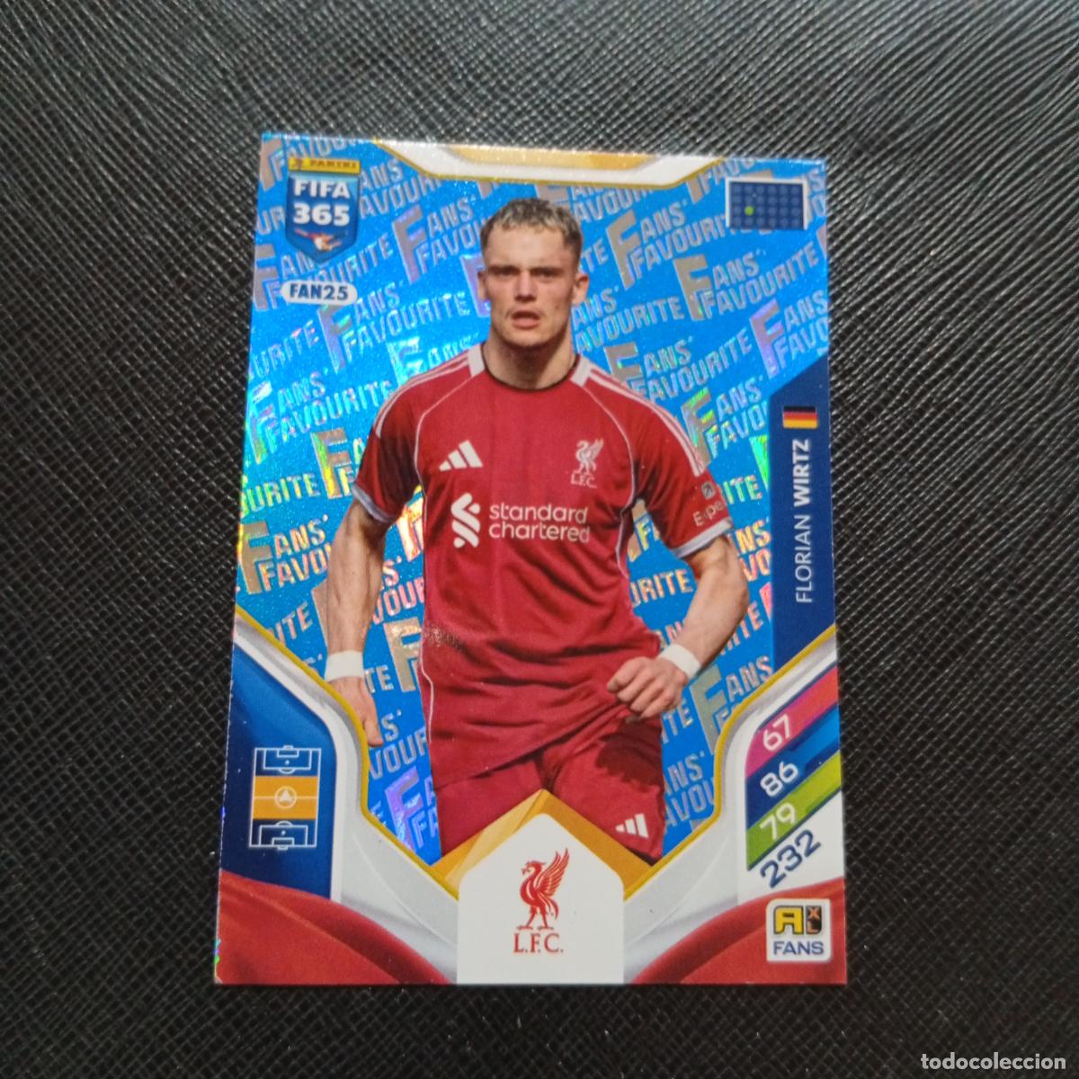 Cromos de f&uacute;tbol: FAN25 WIRTZ LIVERPOOL ADRENALYN 2025 2026 FIFA 365 CROMO FUTBOL 25 26 - A215 PG57 AZUL