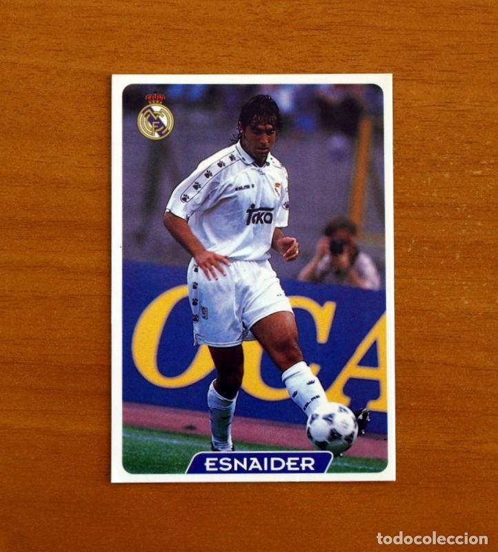 Cromos de f&uacute;tbol: Real Madrid -N&ordm; 16 Esnaider -UH- &Uacute;ltima Hora -Las Fichas la Liga 95-96-1995-1996 -Mundicromo Sport
