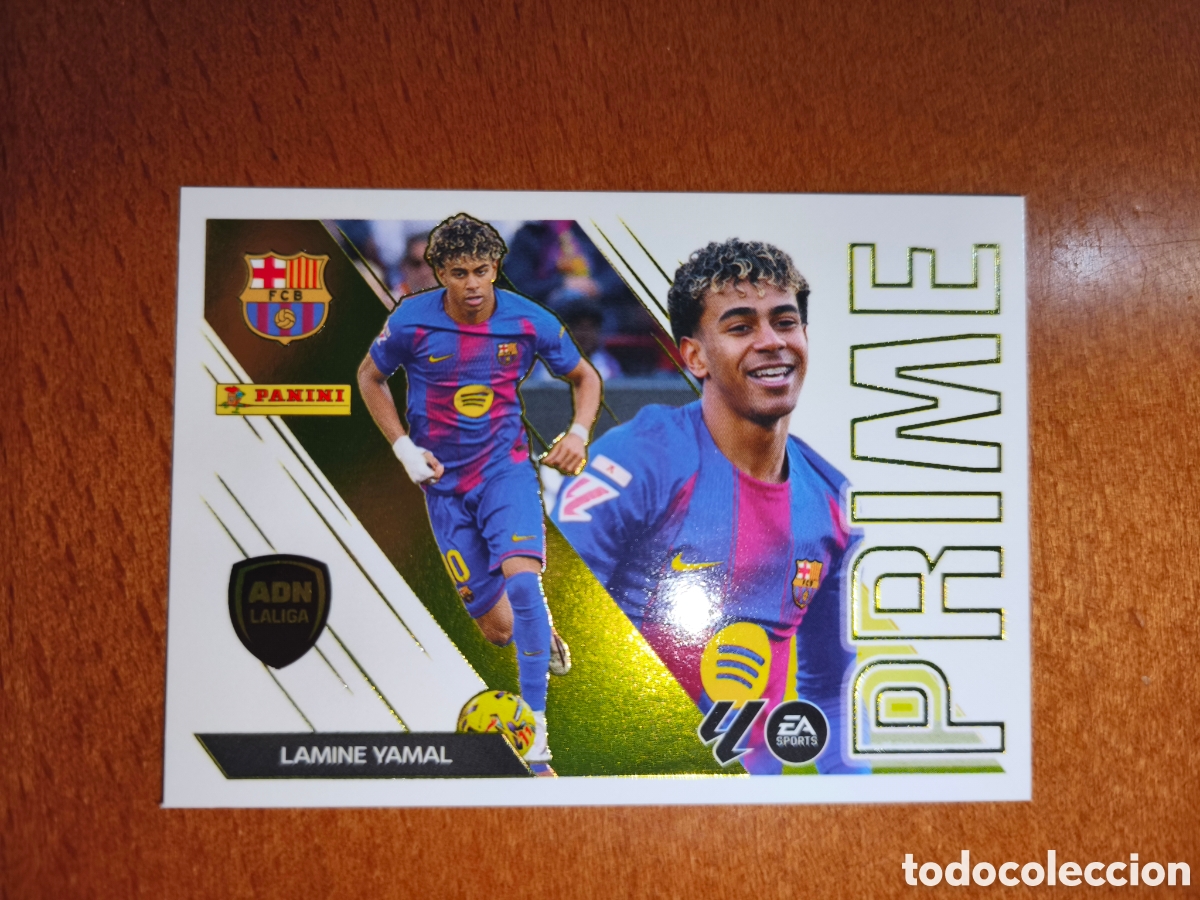 Cromos de f&uacute;tbol: Lamine Yamal n&deg;6 ADN LALIGA PRIME liga este 26/27 Barcelona