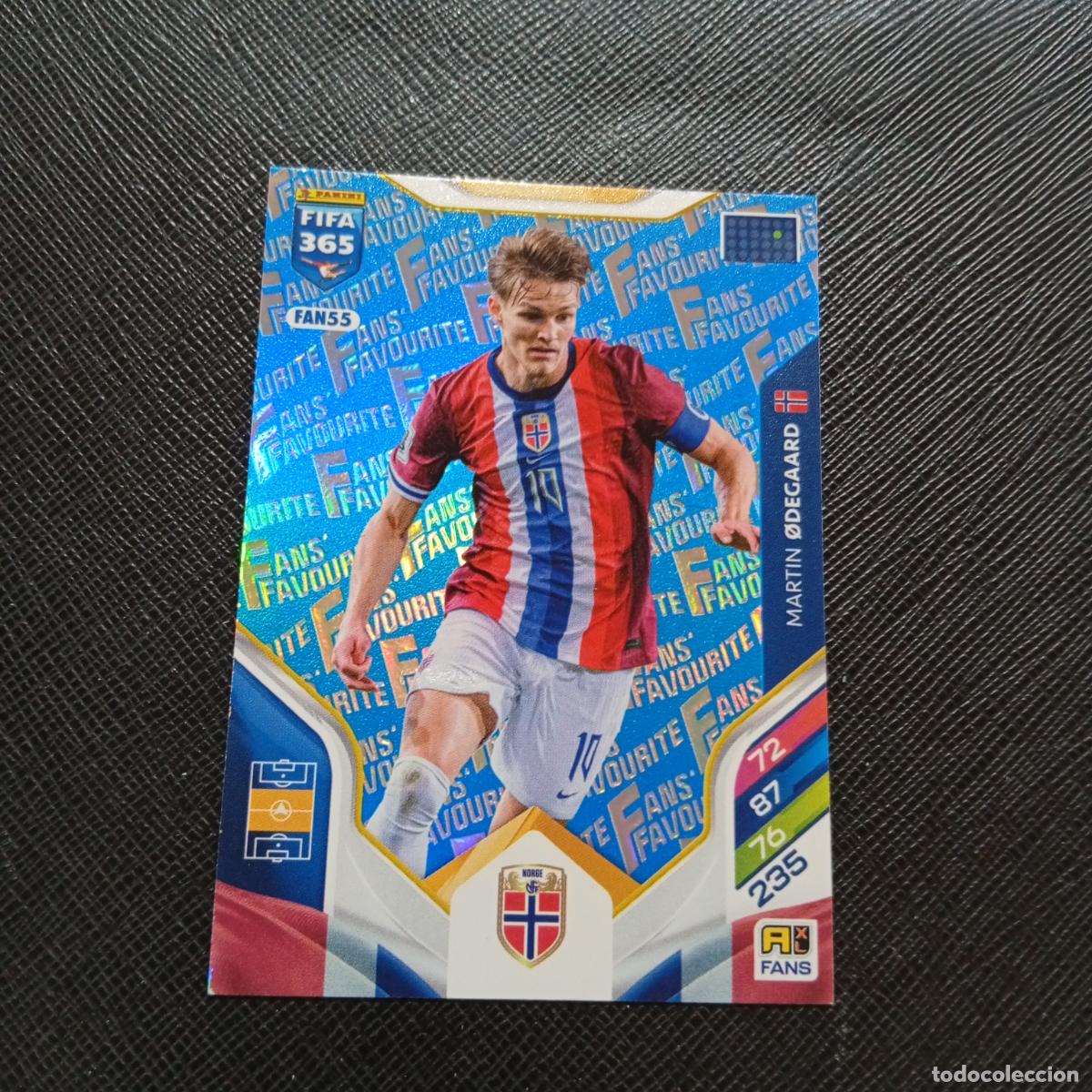 Cromos de f&uacute;tbol: FAN55 ODEGAARD NORUEGA ADRENALYN 2025 2026 FIFA 365 CROMO FUTBOL 25 26 - A215 PG57 AZUL