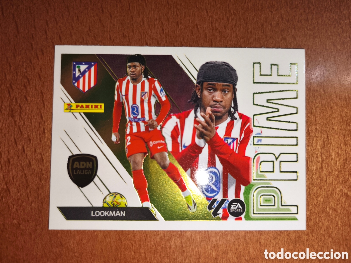 Cromos de f&uacute;tbol: Lookman n&deg;7 ADN LALIGA PRIME liga este 26/27 Atl&eacute;tico De Madrid
