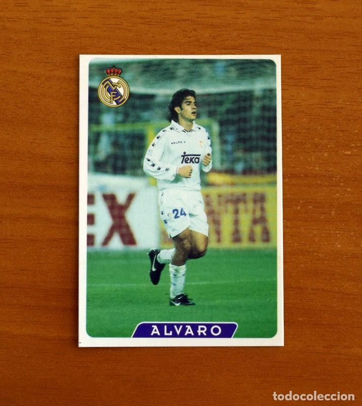 Cromos de f&uacute;tbol: Real Madrid -N&ordm; 18 &Aacute;lvaro Benito -UH-&Uacute;ltima Hora-Las Fichas la Liga 95-96-1995-1996-Mundicromo Sport