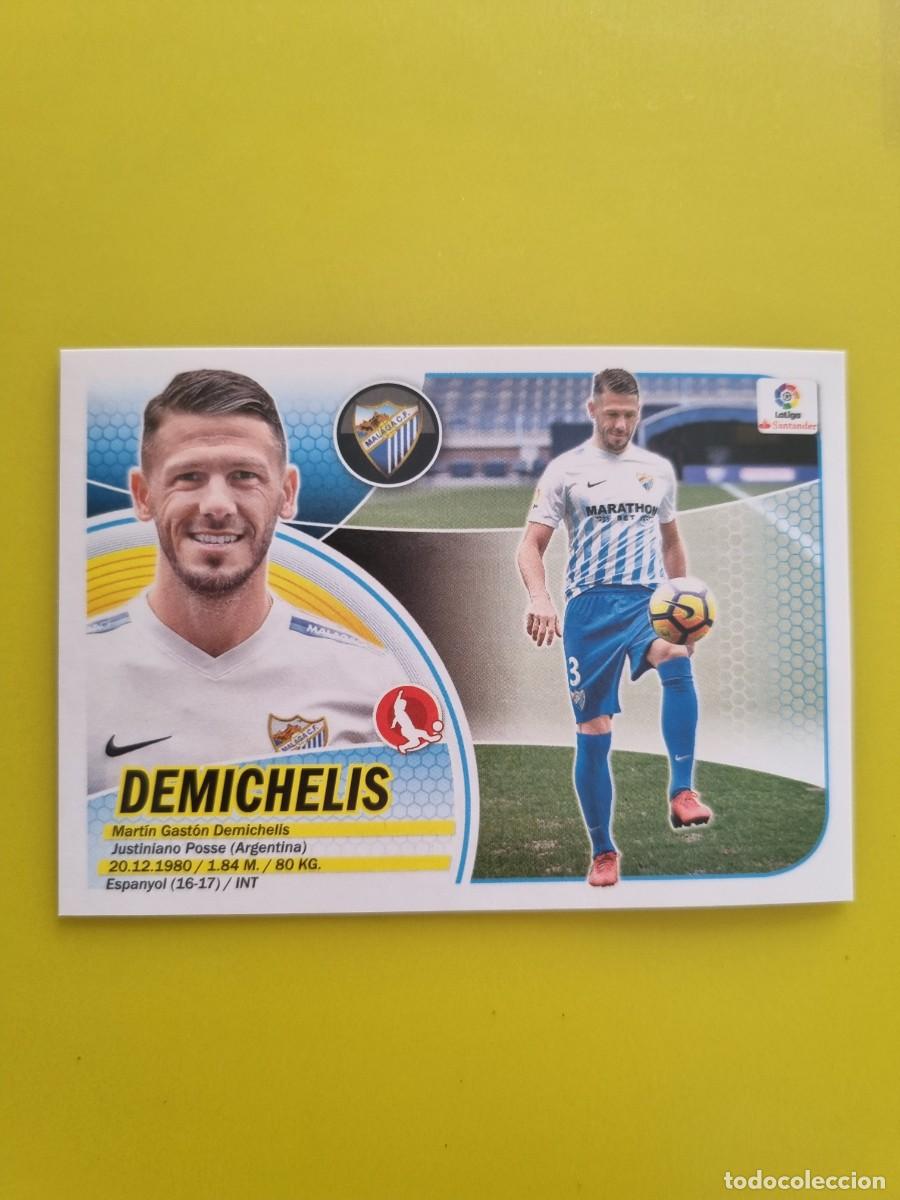 Cromos de f&uacute;tbol: MERCADO INVIERNO ACTUALIZACION ESTE 16 17 2016 2017 SIN PEGAR DEMICHELIS MALAGA N&ordm;25 AR926