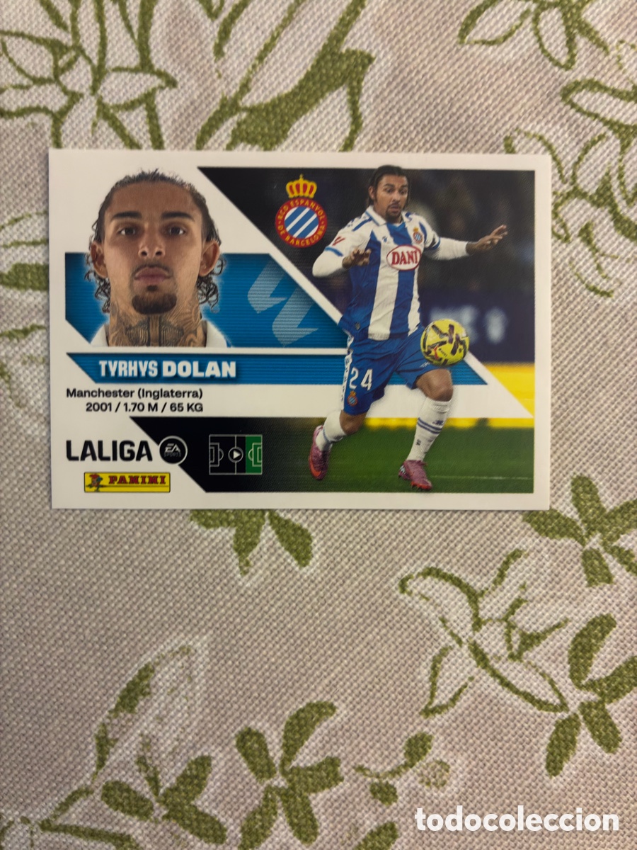 Cromos de f&uacute;tbol: Cromo Tyrhys Dolan N&ordm; 16 - RCD Espanyol - Liga 2026-27 Colecciones Este / Panini (Sin Pegar)