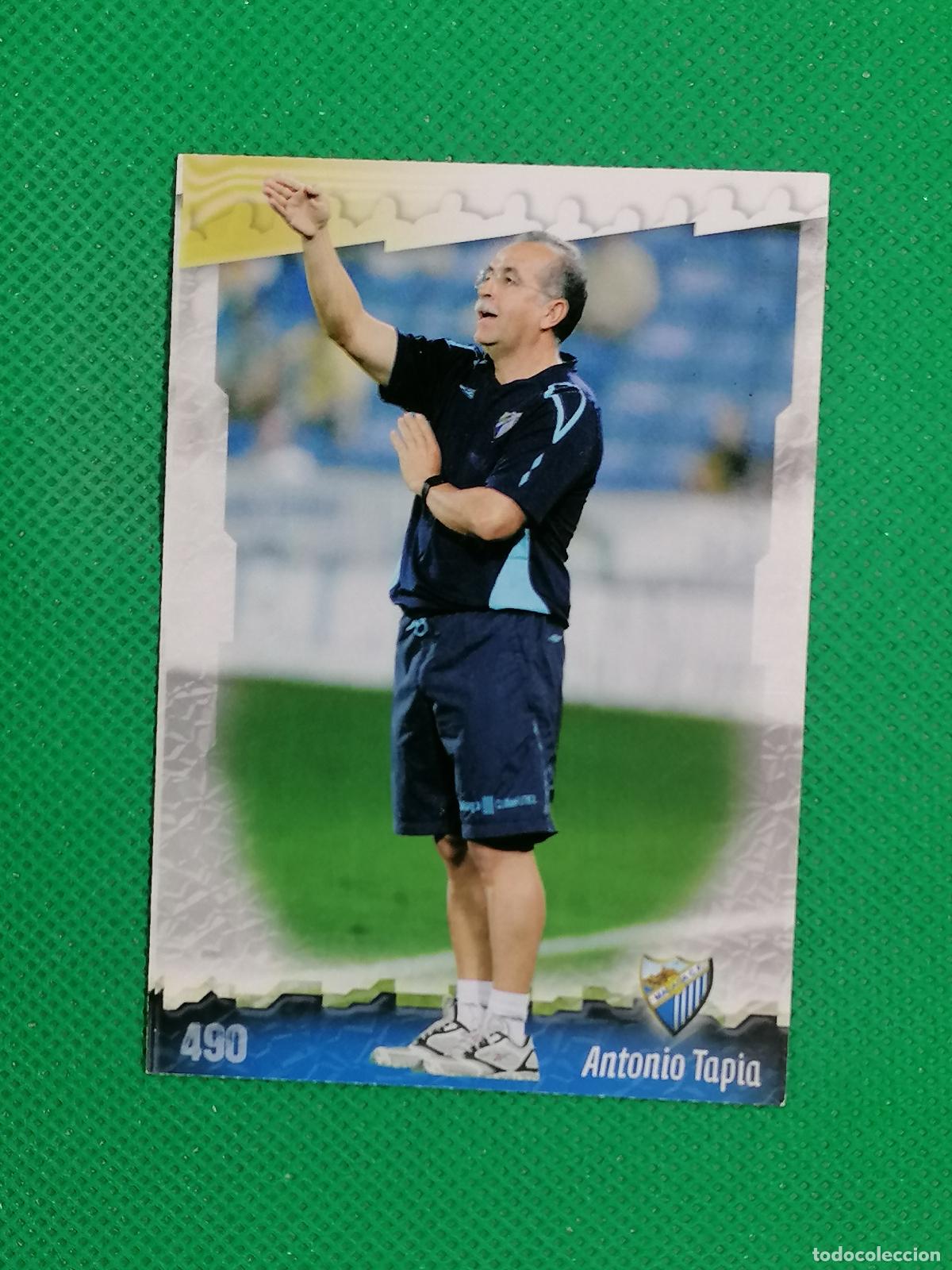 Cromos de f&uacute;tbol: 490 ANTONIO TAPIA MALAGA ⚽ MUNDICROMO LAS FICHAS DE LA LIGA 08 09 2008 2009 ⚽