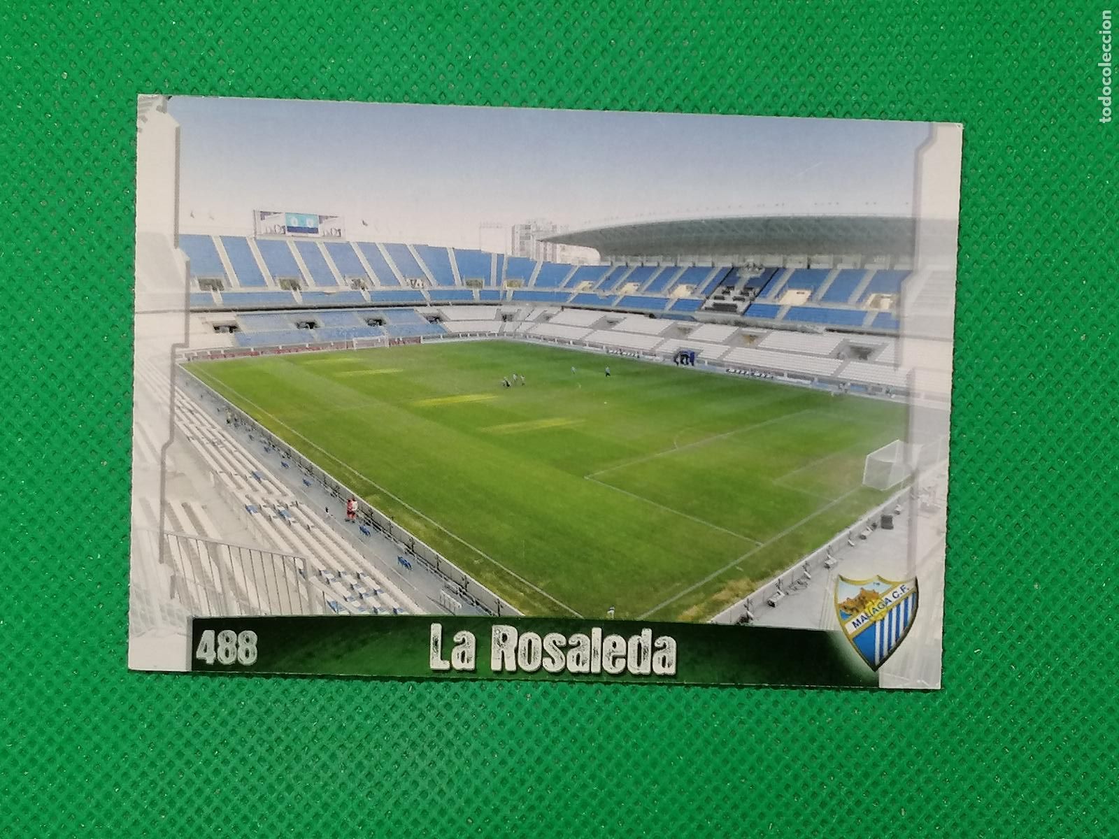 Cromos de f&uacute;tbol: 488 LA ROSALEDA ESTADIO MALAGA ⚽ MUNDICROMO LAS FICHAS DE LA LIGA 08 09 2008 2009 ⚽