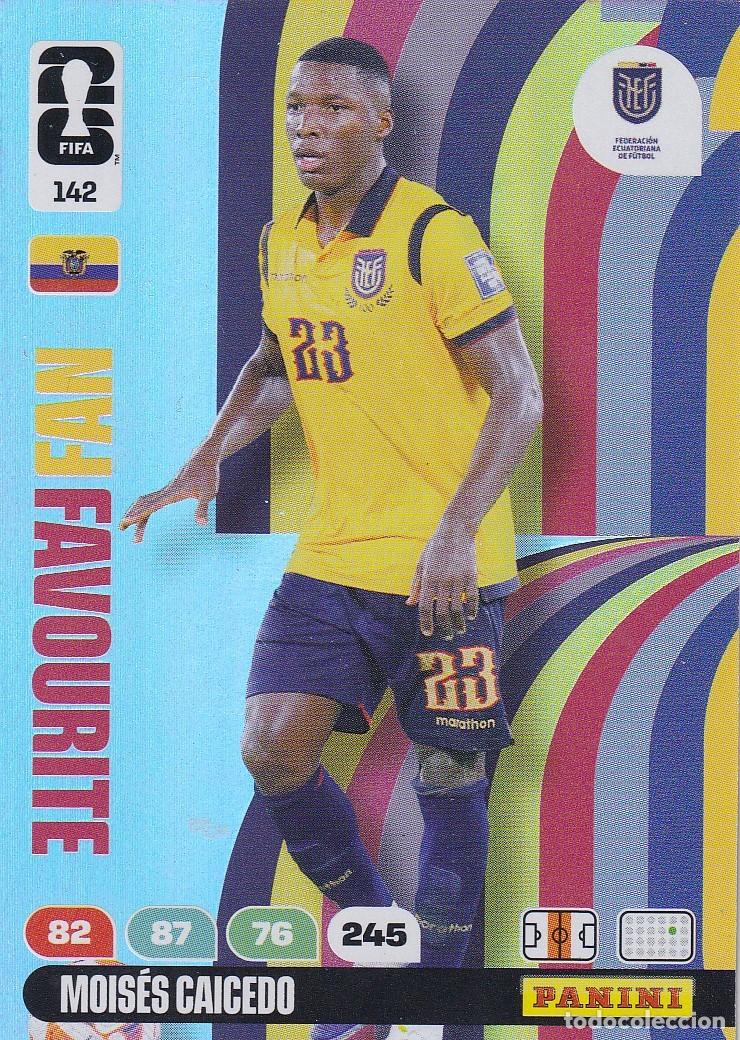 Cromos de f&uacute;tbol: Adrenalyn XL Fifa World Cup 2026 Mundial 26 N&ordm;142 Moises Caicedo