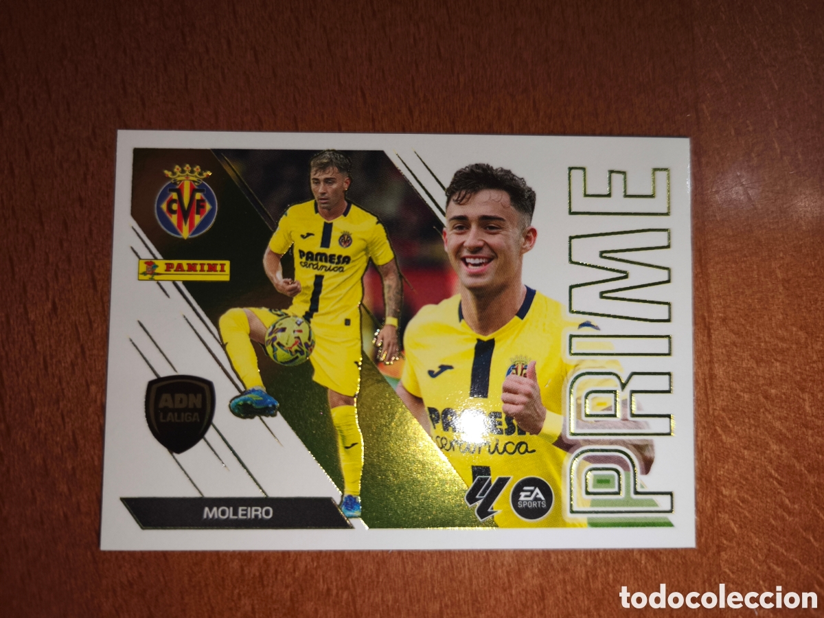 Cromos de f&uacute;tbol: Moleiro n&deg;9 ADN LALIGA PRIME liga este 26/27 Villarreal
