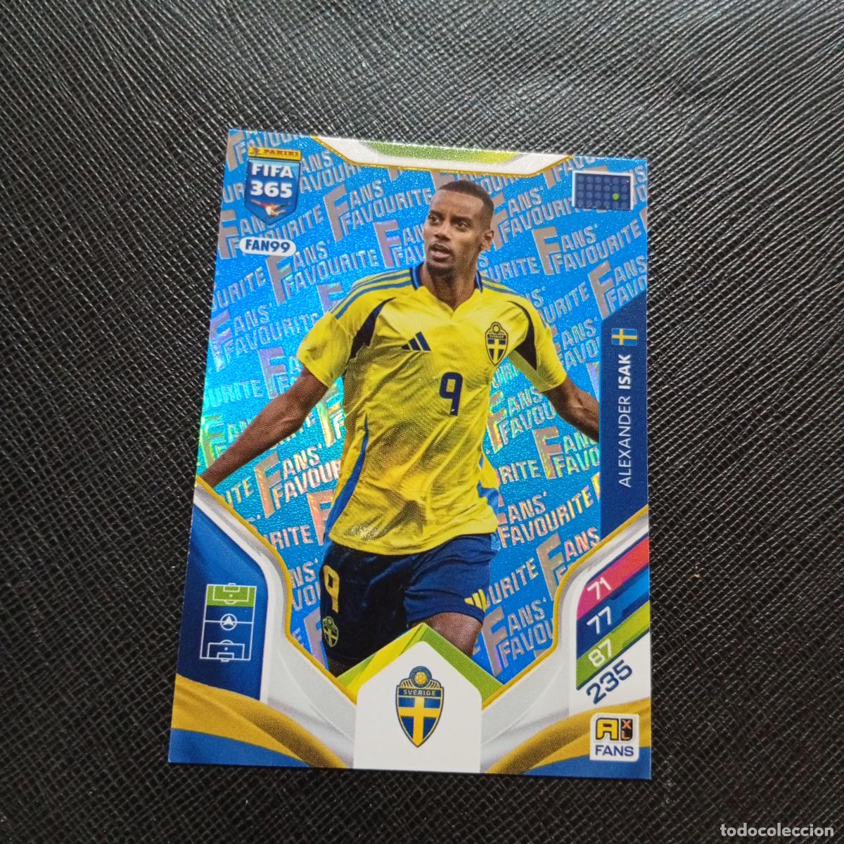Cromos de f&uacute;tbol: FAN99 ISAK SUECIA ADRENALYN 2025 2026 FIFA 365 CROMO FUTBOL 25 26 - A215 PG57 AZUL