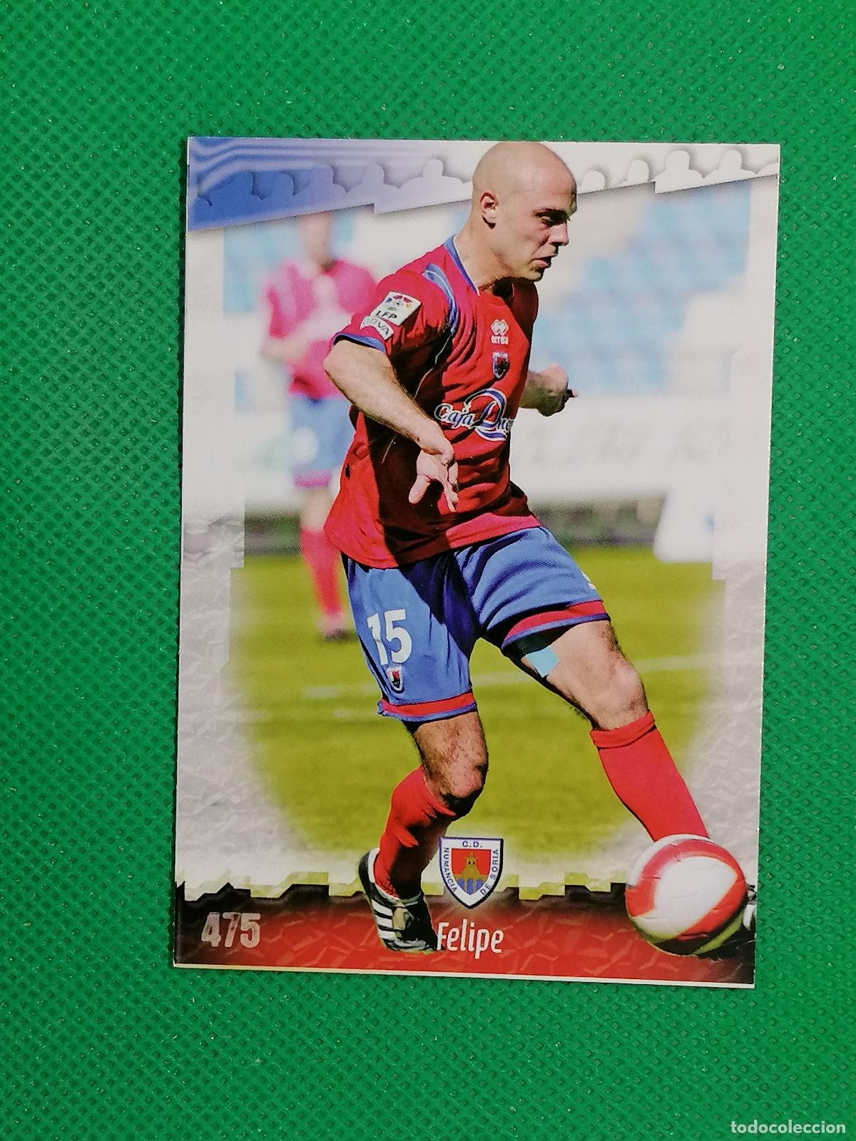 Cromos de f&uacute;tbol: 475 FELIPE NUMANCIA DE SORIA ⚽ MUNDICROMO LAS FICHAS DE LA LIGA 08 09 2008 2009 ⚽
