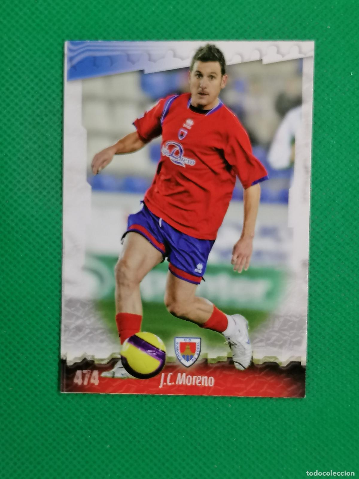 Cromos de f&uacute;tbol: 474 JC MORENO NUMANCIA DE SORIA ⚽ MUNDICROMO LAS FICHAS DE LA LIGA 08 09 2008 2009 ⚽