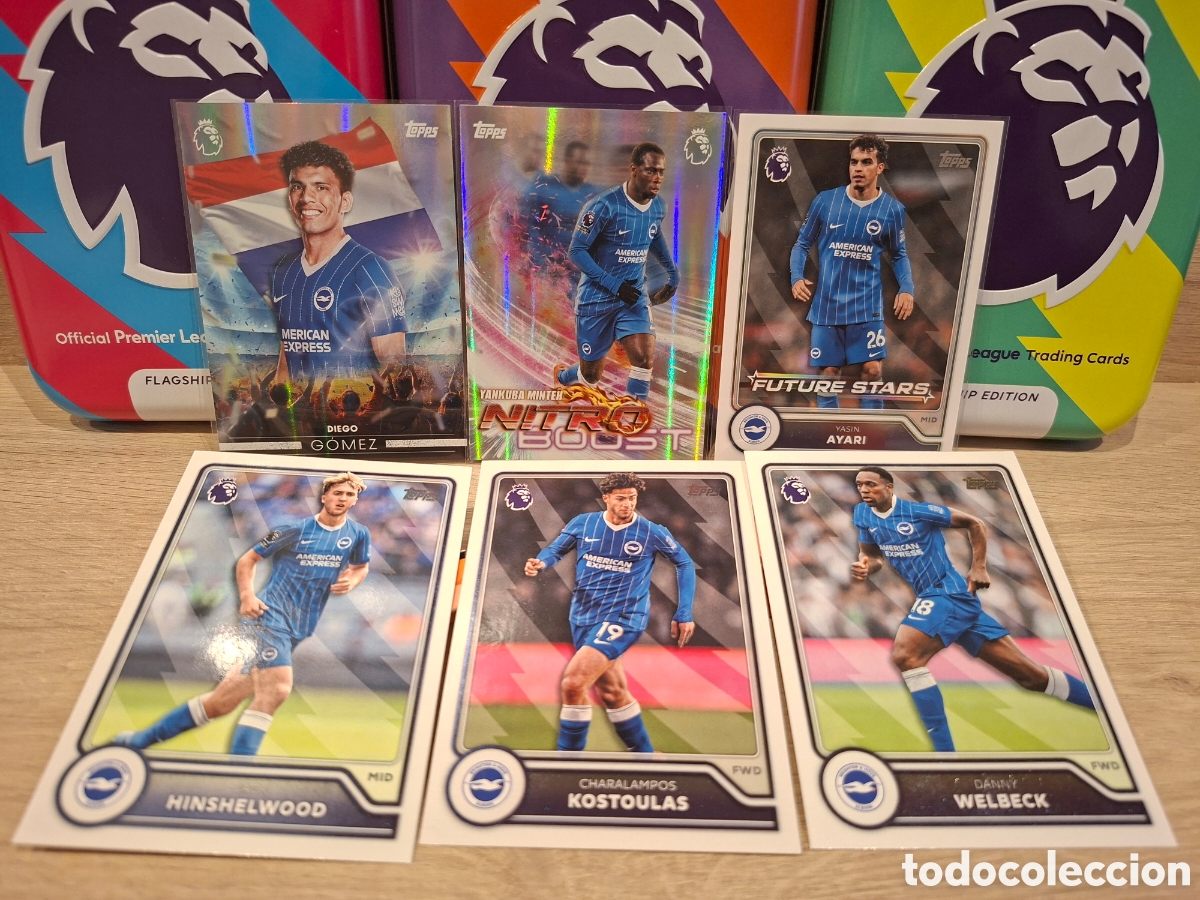 Cromos de f&uacute;tbol: Brighton Topps 2026/27 Flagship edition Premier League