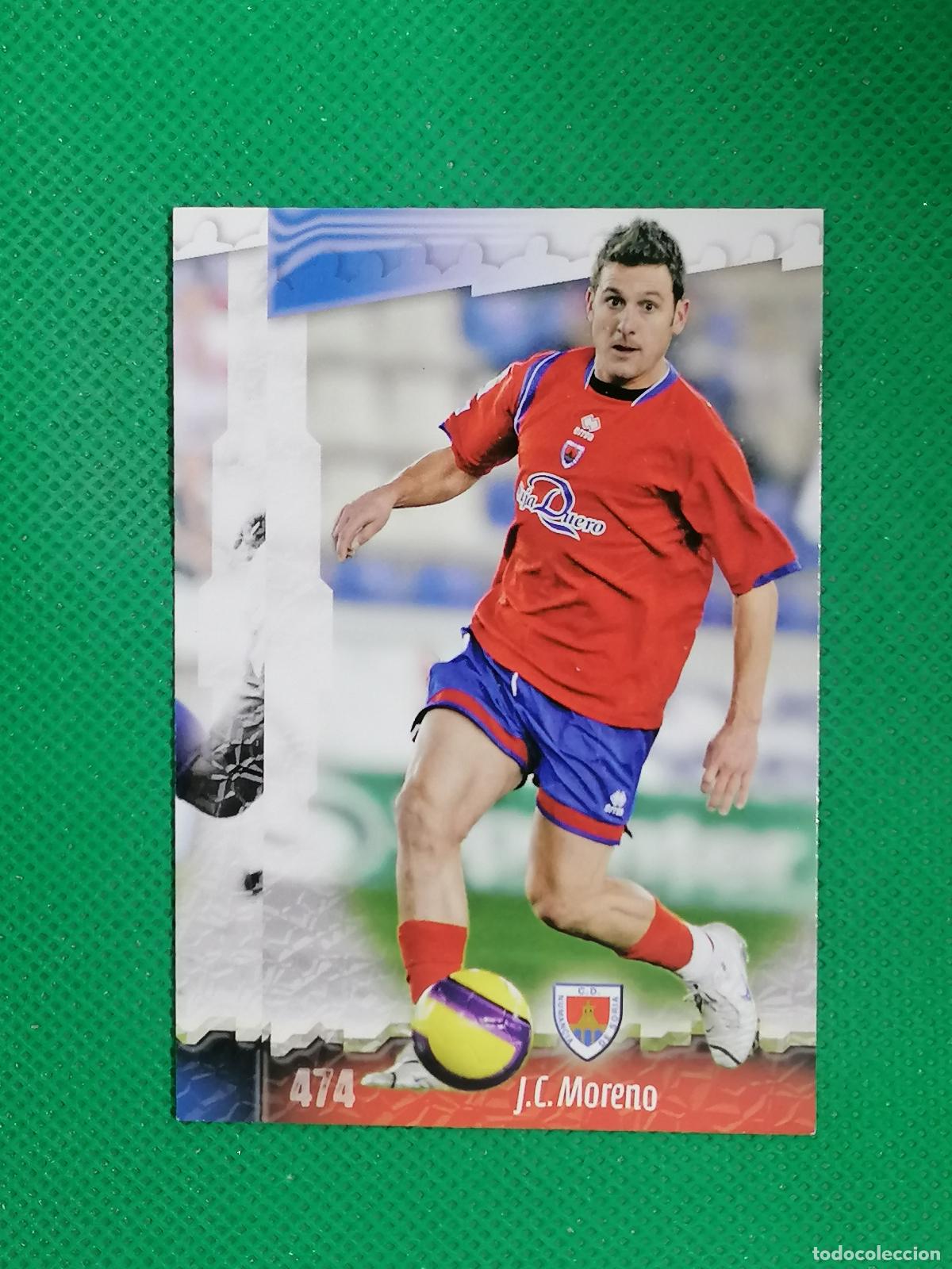 Cromos de f&uacute;tbol: 474 JC MORENO NUMANCIA DE SORIA ERROR ⚽ MUNDICROMO LAS FICHAS DE LA LIGA 08 09 2008 2009 ⚽