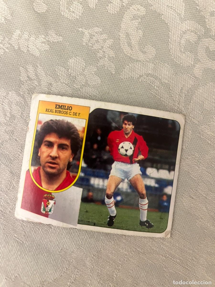 Cromos de f&uacute;tbol: EMILIO BURGOS COLOCA LIGA ESTE 1991/92 91 92