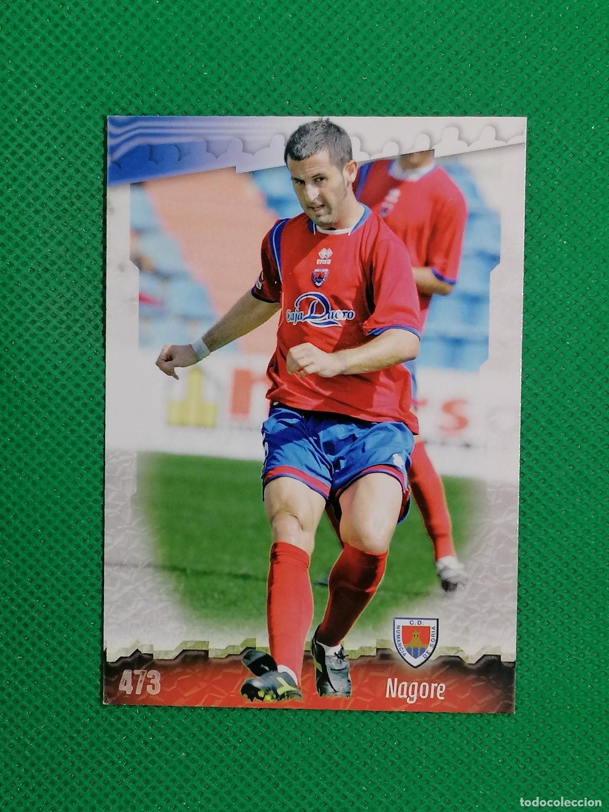 Cromos de f&uacute;tbol: 473 NAGORE NUMANCIA DE SORIA ERROR ⚽ MUNDICROMO LAS FICHAS DE LA LIGA 08 09 2008 2009 ⚽
