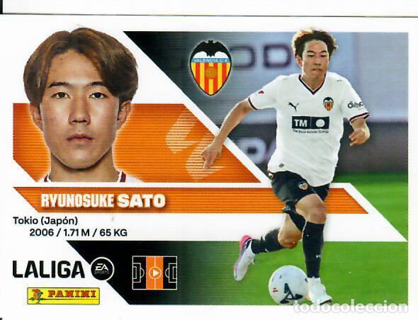 Cromos de Futebol: CROMO PANINI LIGA ESTE 26 27 - FICHAJE N&ordm; 14 - SATO - VALENCIA - 2&ordf; EDICI&Oacute;N