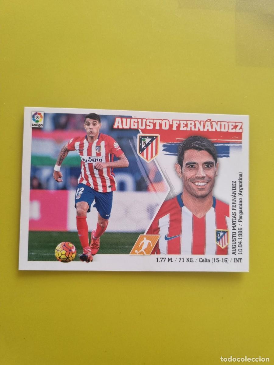 Cromos de Futebol: MERCADO INVIERNO ACTUALIZACION ESTE 15 16 2015 2016 SIN PEGAR AUGUSTO FERNANDEZ AT MADRID N&ordm;3 AR926