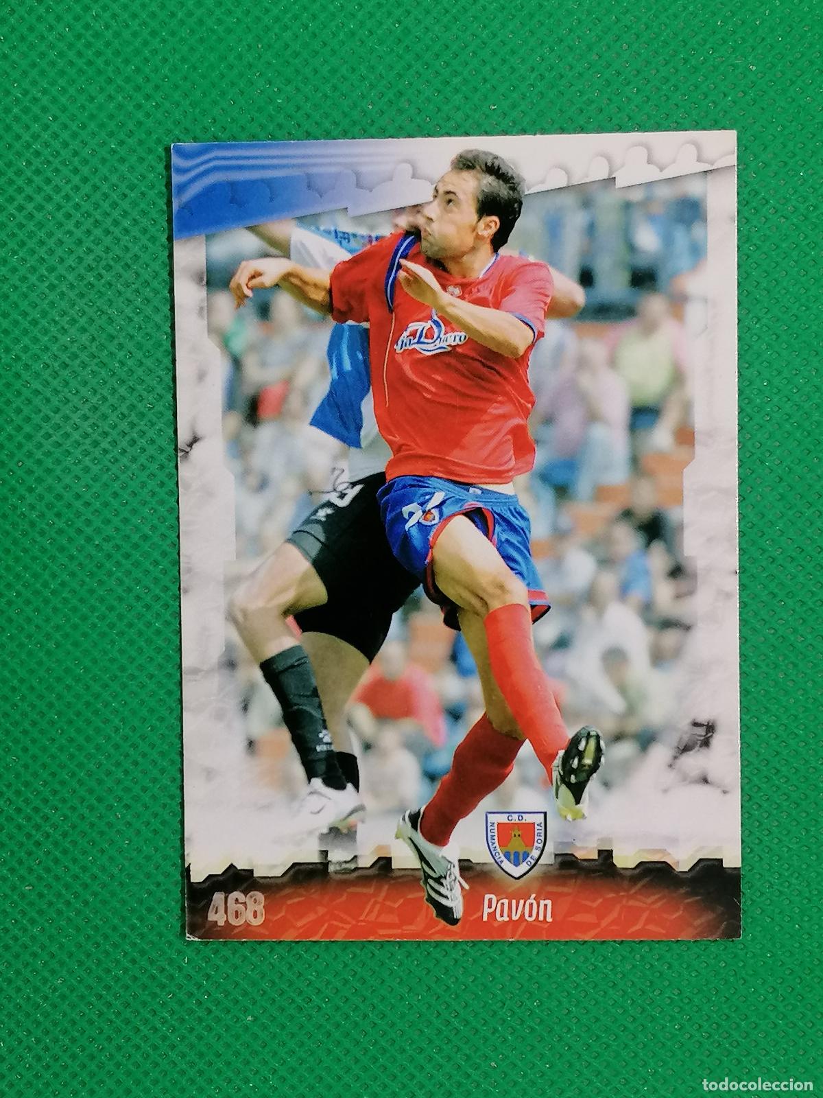 Cromos de Futebol: 468 PAVON NUMANCIA DE SORIA ⚽ MUNDICROMO LAS FICHAS DE LA LIGA 08 09 2008 2009 ⚽