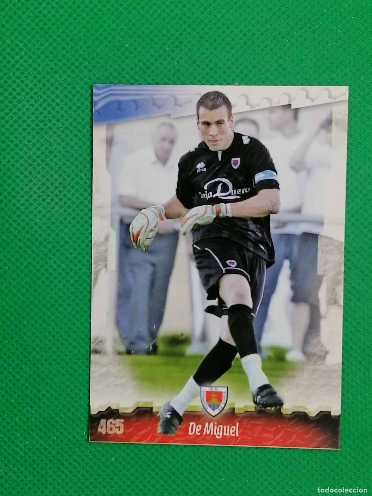 Cromos de Futebol: 465 DE MIGUEL NUMANCIA DE SORIA ⚽ MUNDICROMO LAS FICHAS DE LA LIGA 08 09 2008 2009 ⚽