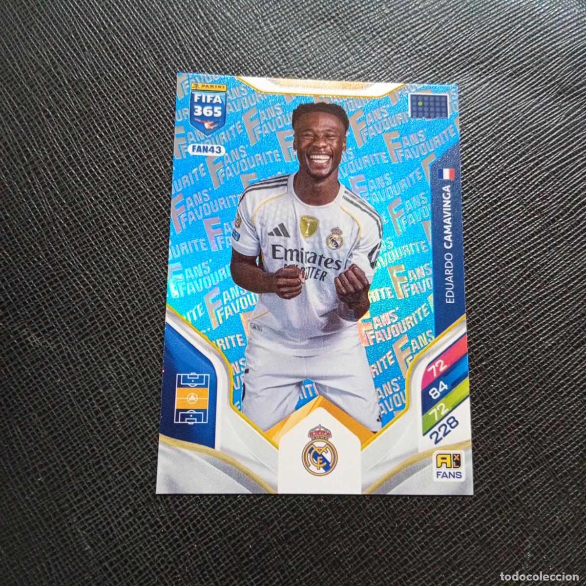 Cromos de Futebol: FAN43 CAMAVINGA REAL MADRID ADRENALYN 2025 2026 FIFA 365 CROMO FUTBOL 25 26 - A215 PG58 AZUL