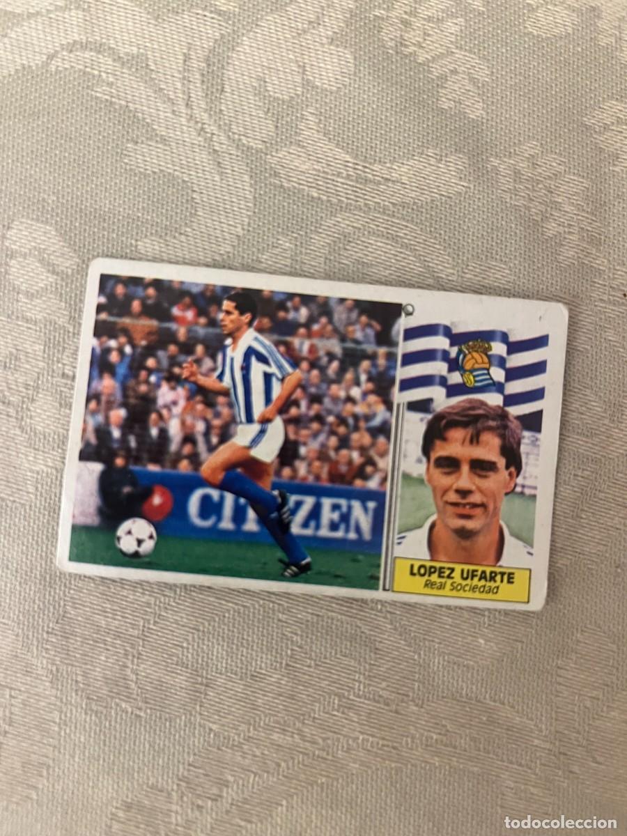 Cromos de Futebol: LOPEZ UFARTE REAL SOCIEDAD LIGA ESTE 1986/87