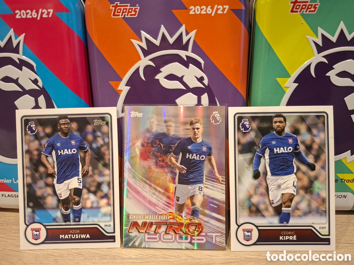 Cromos de f&uacute;tbol: Ipswich Town Topps Flagship edition Premier league