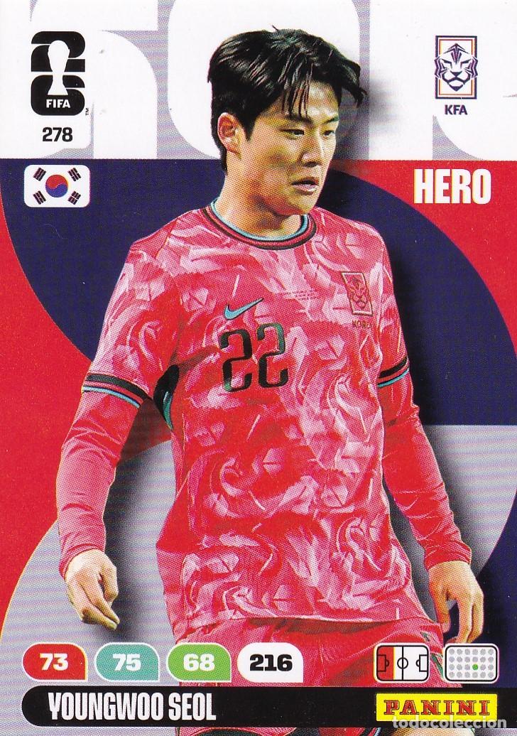Cromos de f&uacute;tbol: Adrenalyn XL Fifa World Cup 2026 Mundial 26 N&ordm;278 Youngwoo Seol