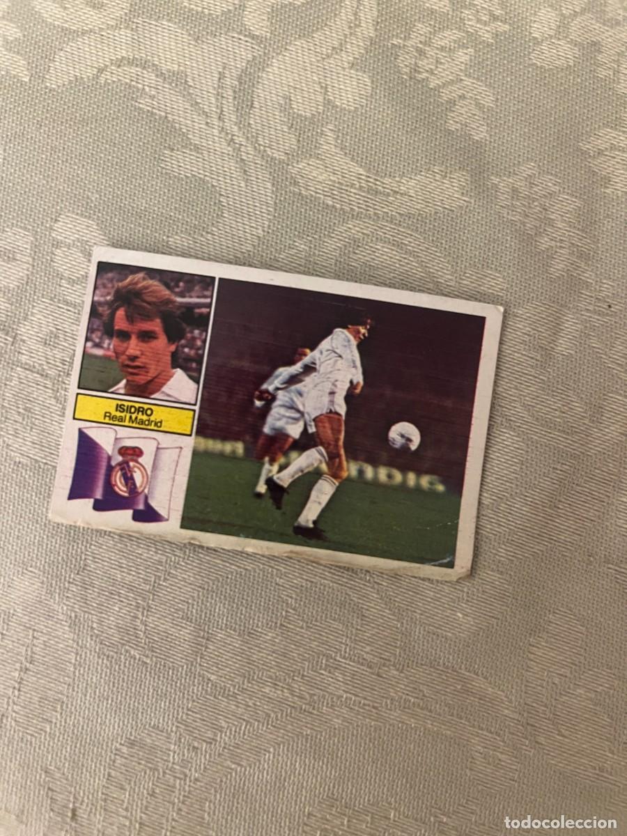 Cromos de f&uacute;tbol: ISIDRO REAL MADRID SIN PUBLICIDAD EDICIONES ESTE 1982 1983
