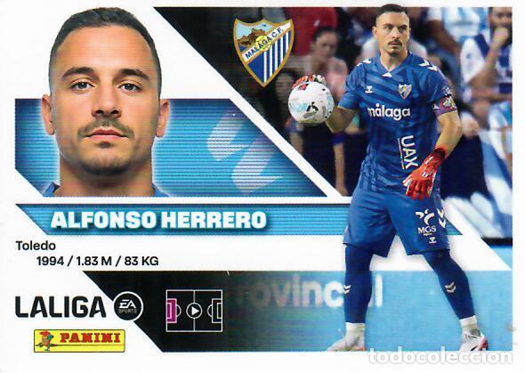 Fu&szlig;ball-Sticker: CROMO PANINI LIGA ESTE 26 27 - N&ordm; 3 - ALFONSO HERRERO - M&Aacute;LAGA