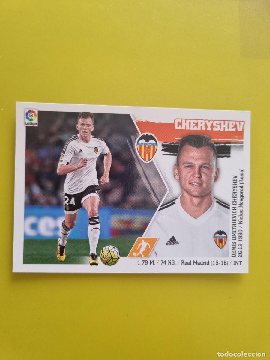 Fu&szlig;ball-Sticker: MERCADO INVIERNO ACTUALIZACION ESTE 15 16 2015 2016 SIN PEGAR CHERYSHEV VALENCIA N&ordm;38 AR926